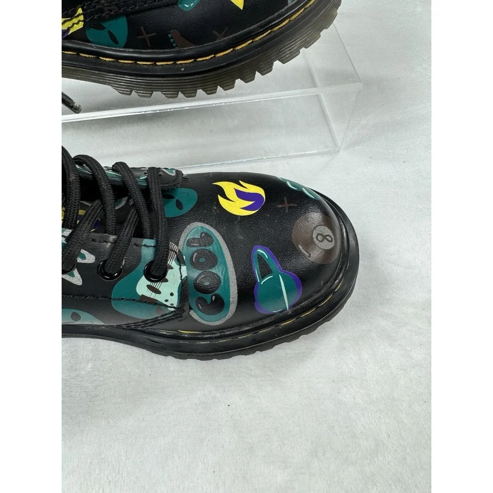 Dr Marten Junior 1460 Sticker Print Lace‎ Up Size 13